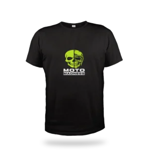 Moto Skull Green SS Black
