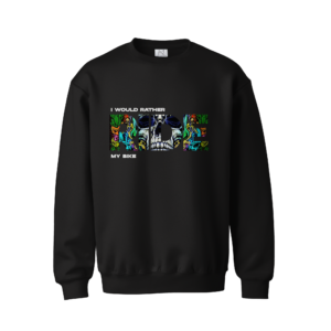 RIDE IT Front Sweat Shirt Black