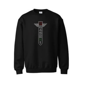 Shift Front Sweat Shirt Black